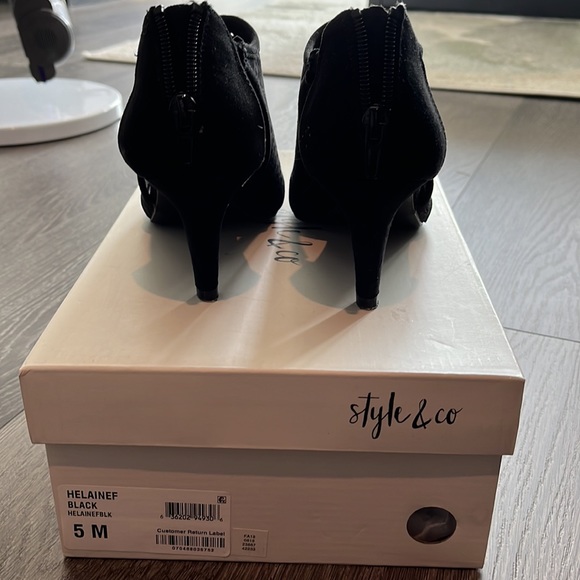 Style & Co. Womens HELAINE Open Toe D-orsay Pumps - Picture 3 of 5